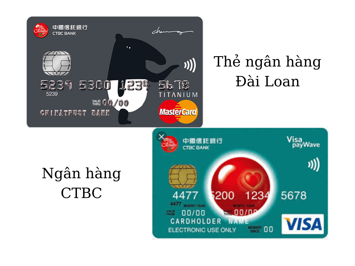 Tip làm thẻ ngân hàng ở Đài Loan