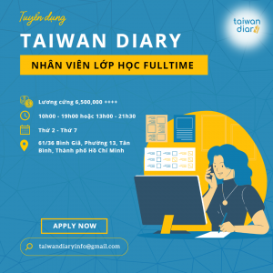 Taiwan Diary tuyển dụng nhân viên