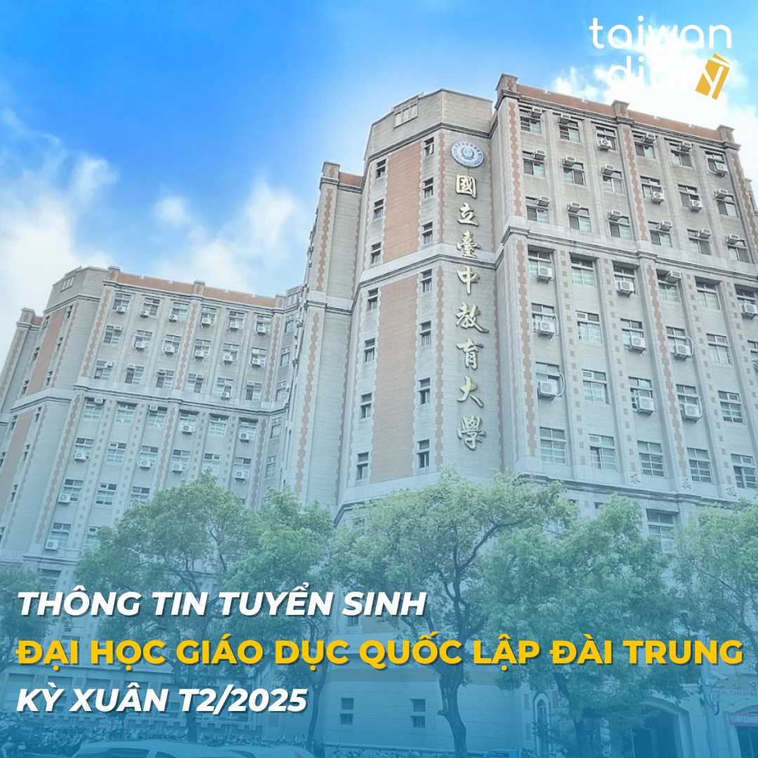 Thông tin tuyển sinh Đại học Giáo dục Quốc lập Đài Trung kỳ xuân Bìa