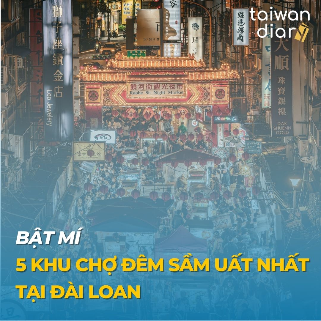 5 khu cho dem sam uat nhat tai dai loan