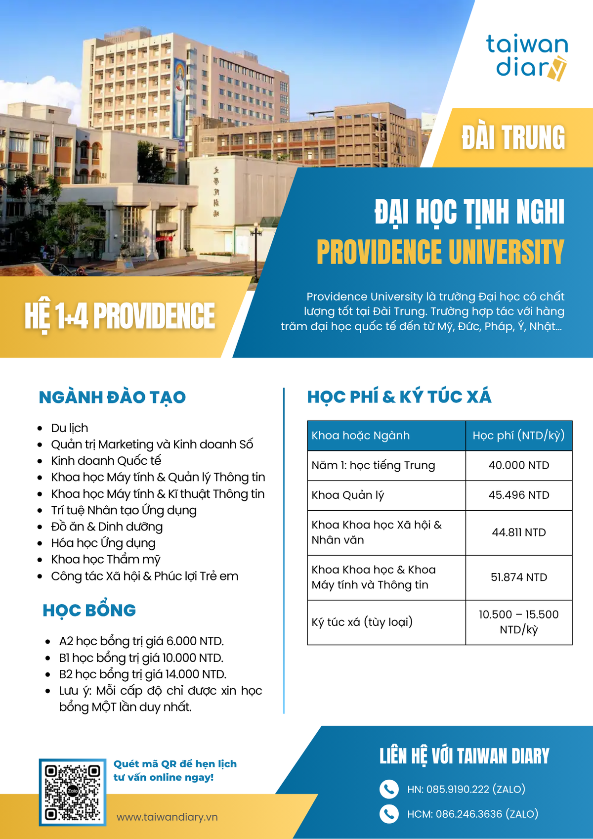 Giới thiệu hệ 1+4 Đại học Tịnh Nghi kỳ xuân 2027 2 he 14 dai hoc tinh nghi 1