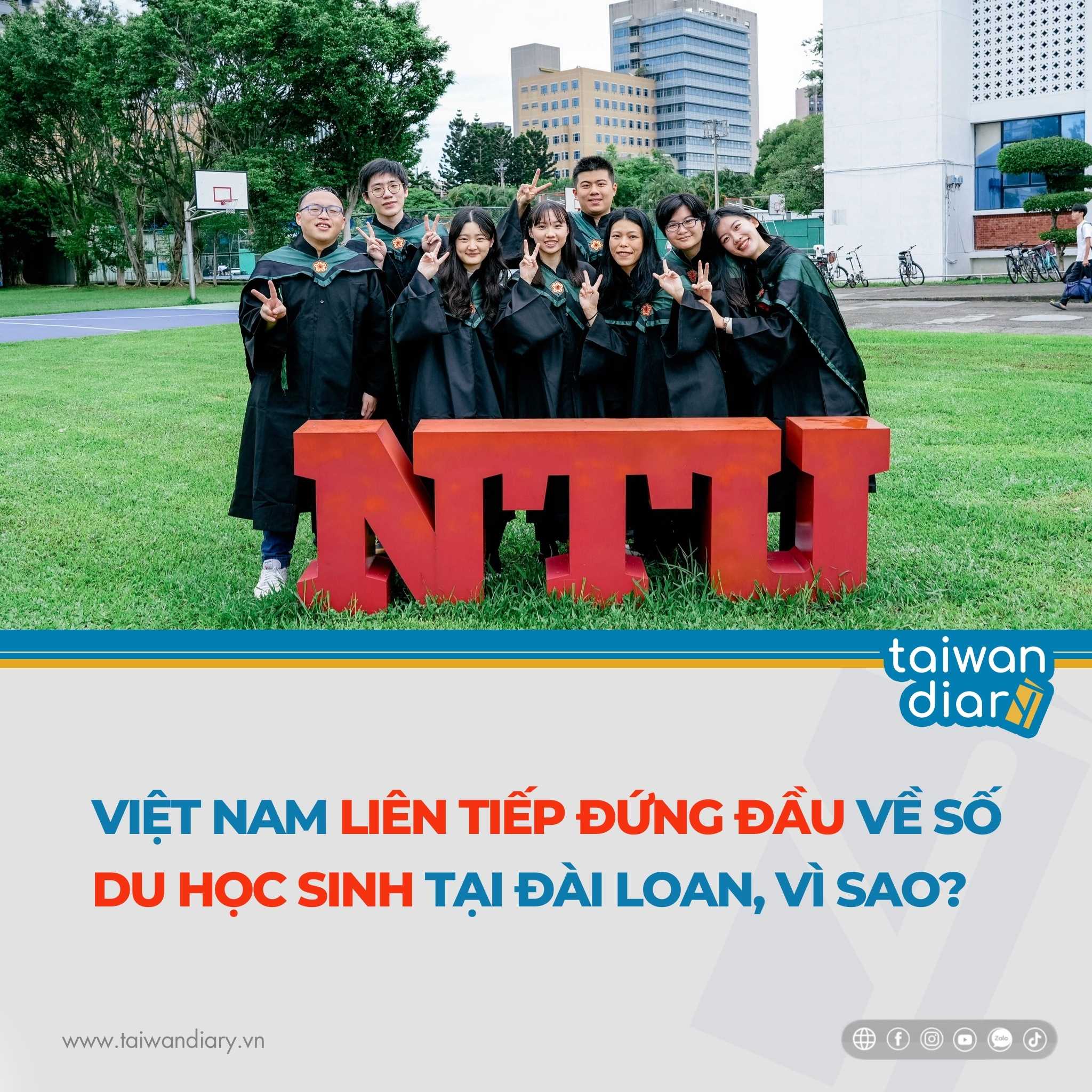 Việt Nam liên tục dẫn đầu về số lượng du học sinh tại Đài Loan