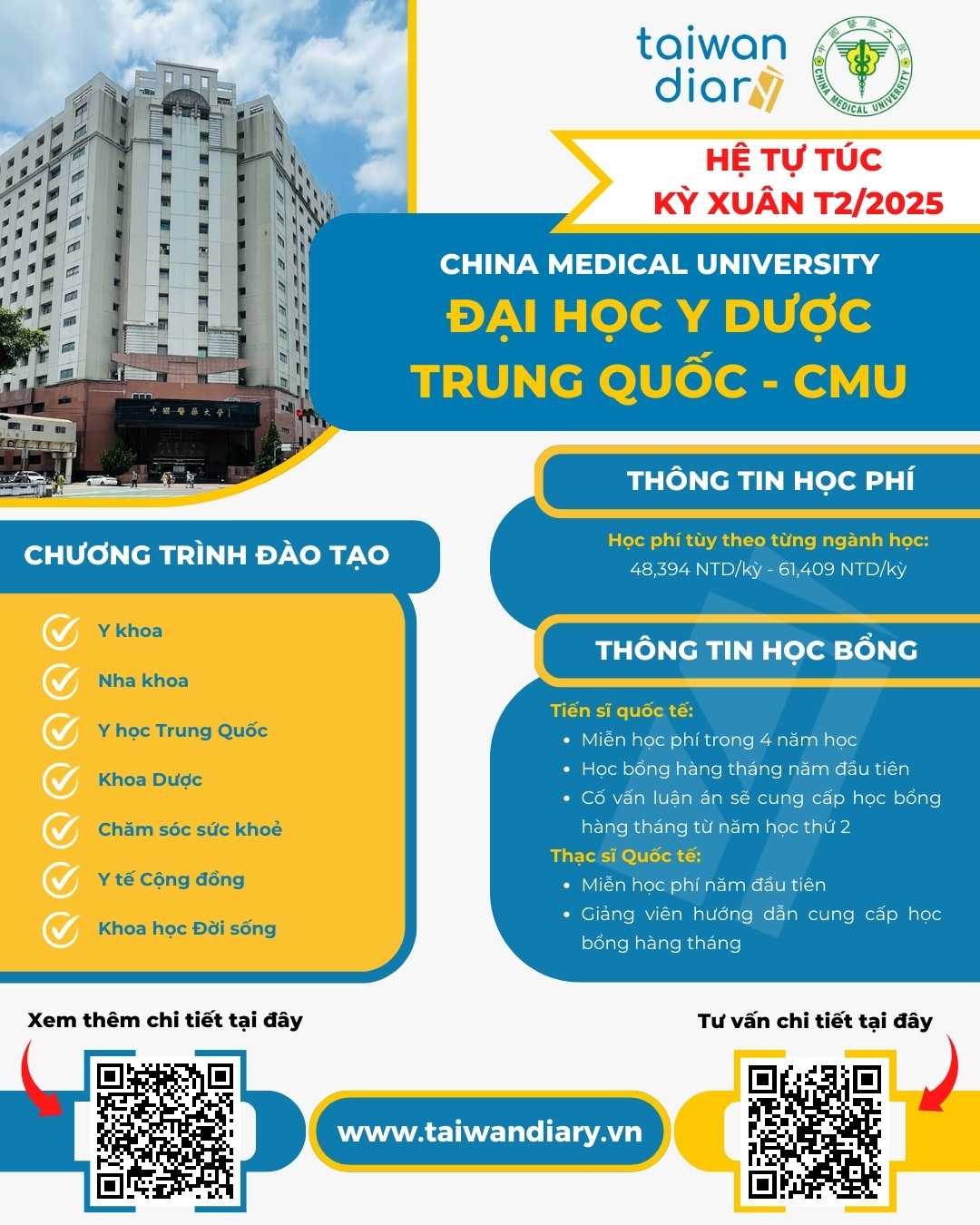 tuyen sinh dai hoc y duoc trung quoc ky xuan 2025 2