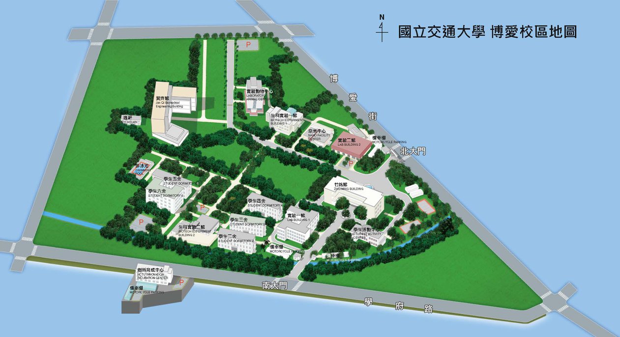 Giới thiệu về khu ký túc xá Đại học Quốc lập Dương Minh Giao Thông – NYCU 3 ký túc xá sơ đồ 2