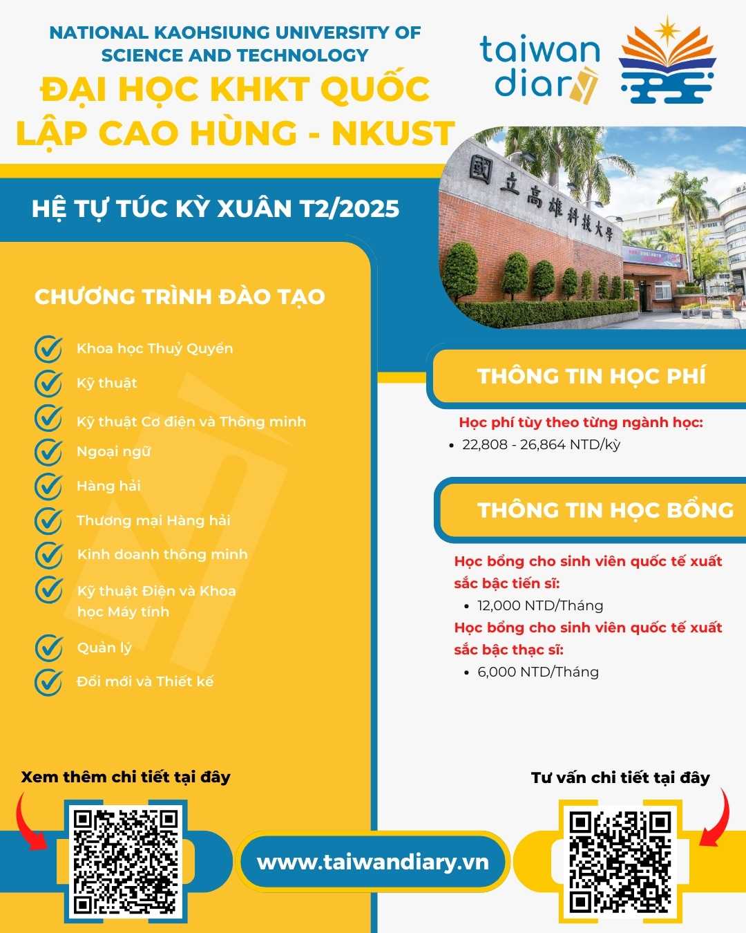 tuyen sinh dai hoc quoc lap cao hung ky xuan 2025