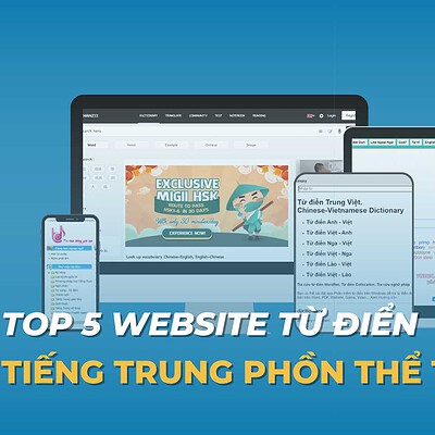 Top 5 website từ điển tiếng trung phồn thể thông dụng